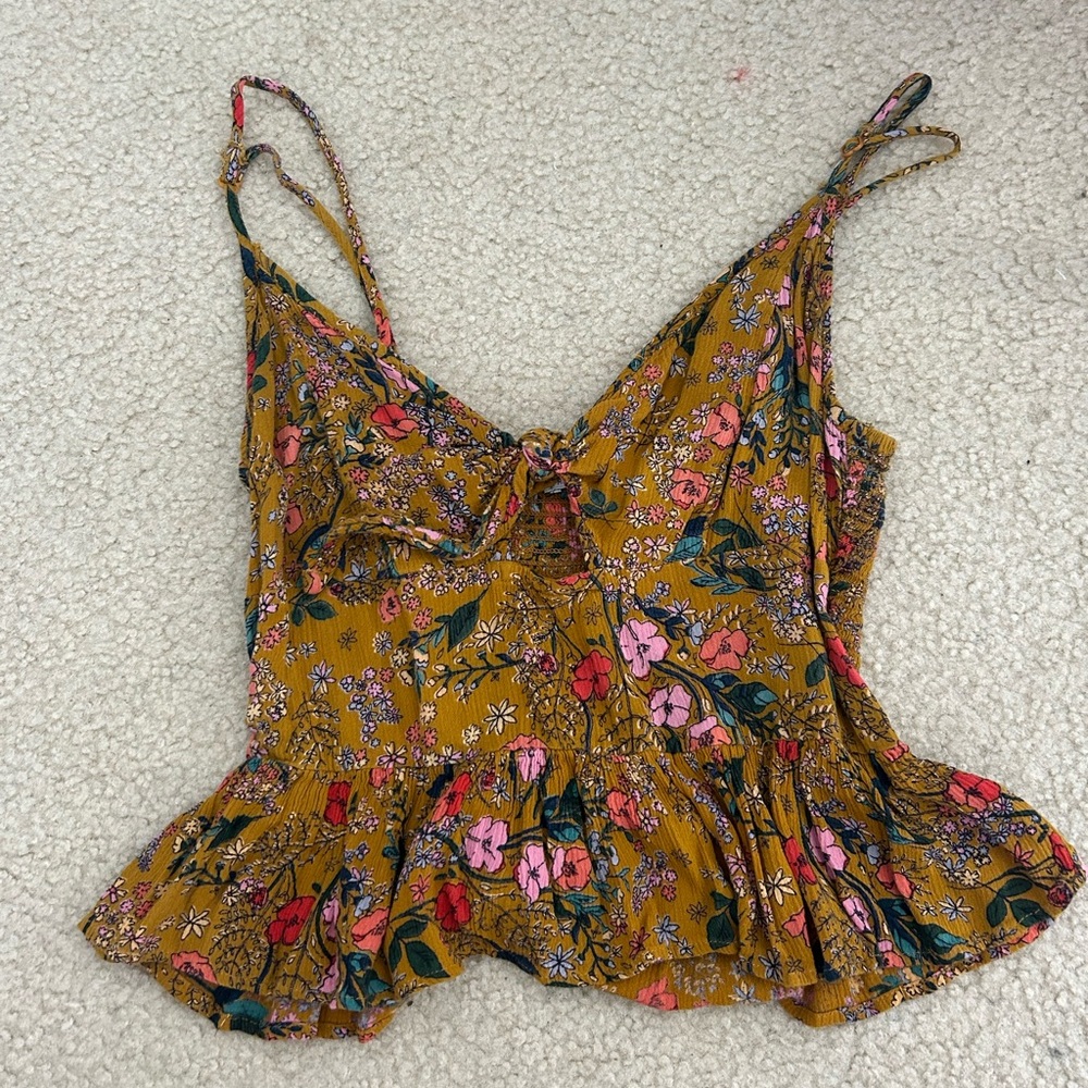 patrons of peace floral tank